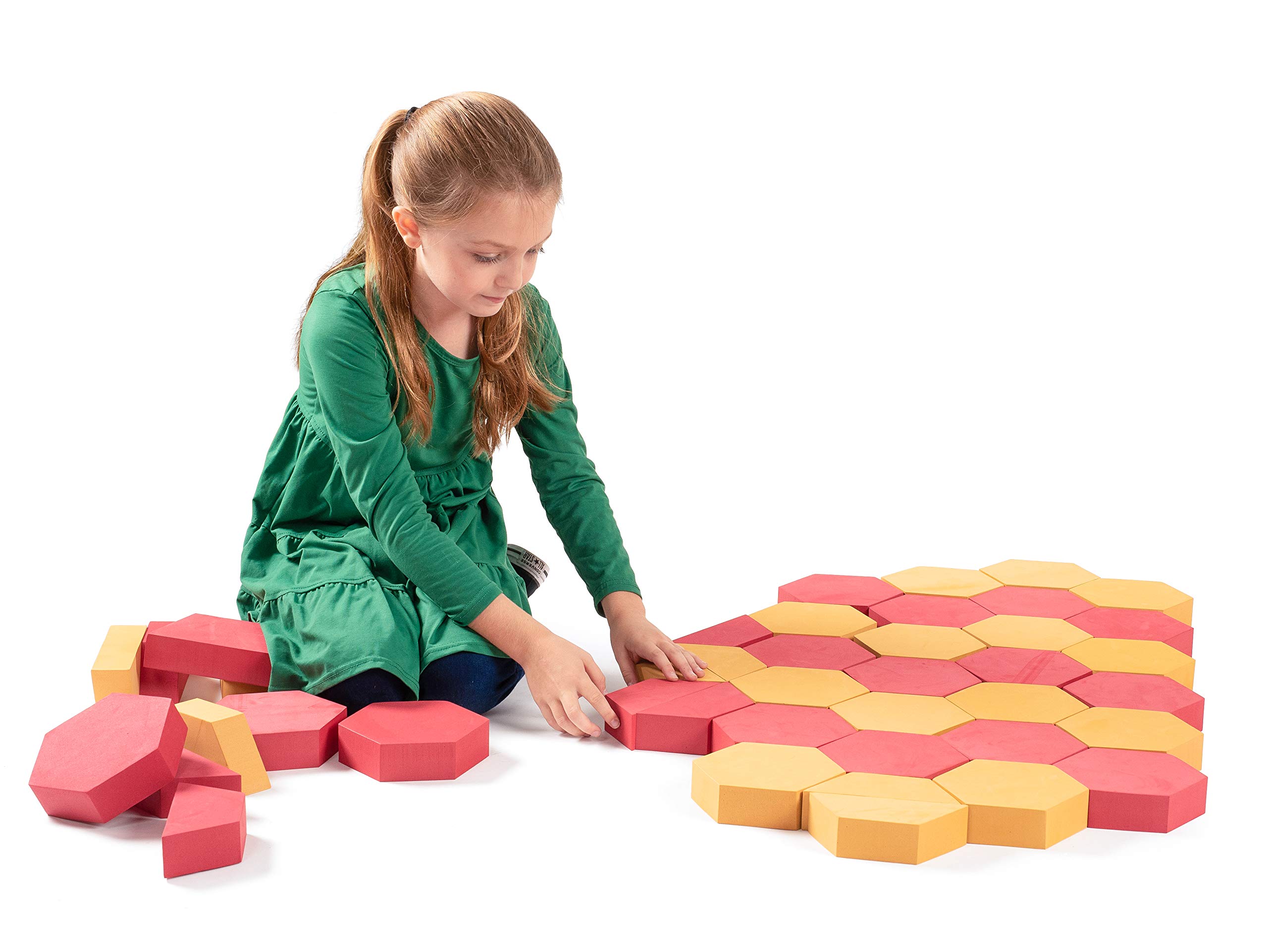 Buy Playlearn Foam Paver Building Blocks 30 Piece Stacking Blocks for