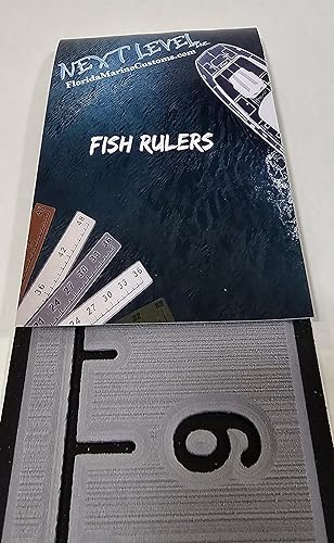 Miniatura 3 de SeaDek - Regla de pescado  Siguiente nivel  Herramienta de medición de peces de 36 pulgadas  Perfecto para barcos y kayaks  (gris tormenta sobre