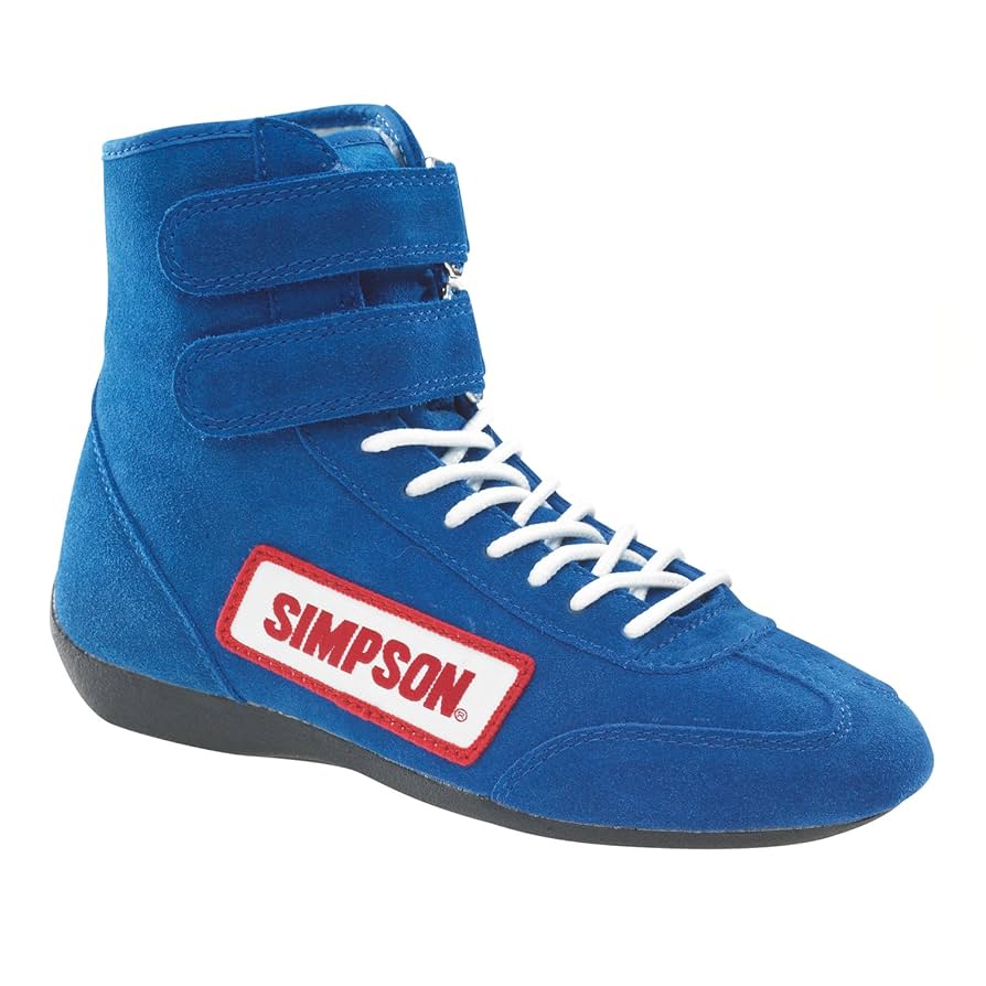 リオ Amazon.com: Simpson 28120BL High Top Racing Shoes Adult Size