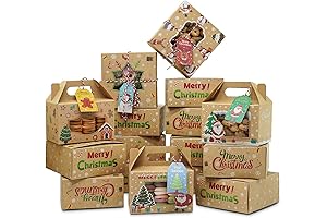 24 Pack Christmas Cookie Tins