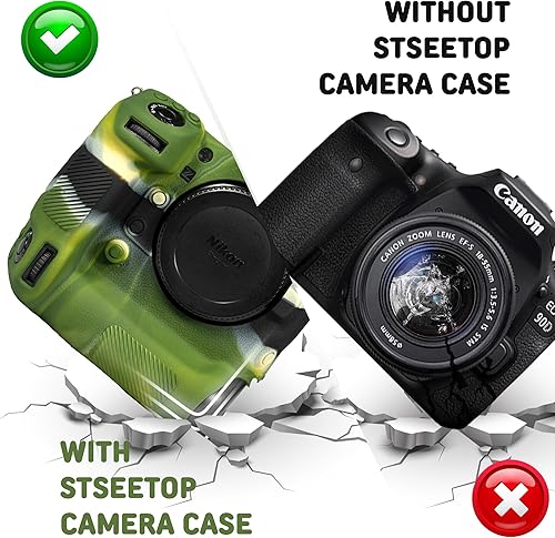 Miniatura 6 de Funda de cámara para Nikon Z9 - Funda protectora de silicona para cámara réflex digital, jaula desmontable, a prueba de golpes, a prueba de polvo