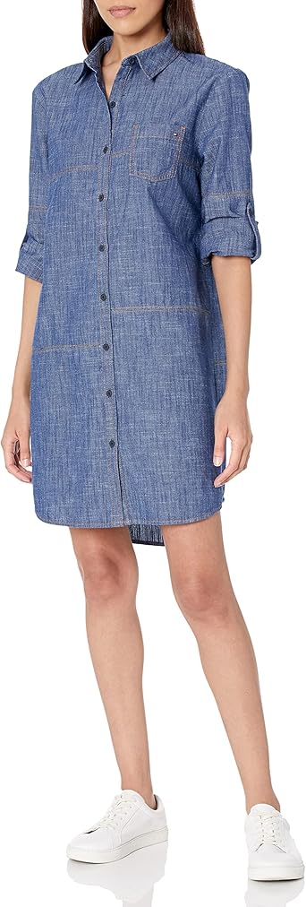 tommy hilfiger patchwork dress