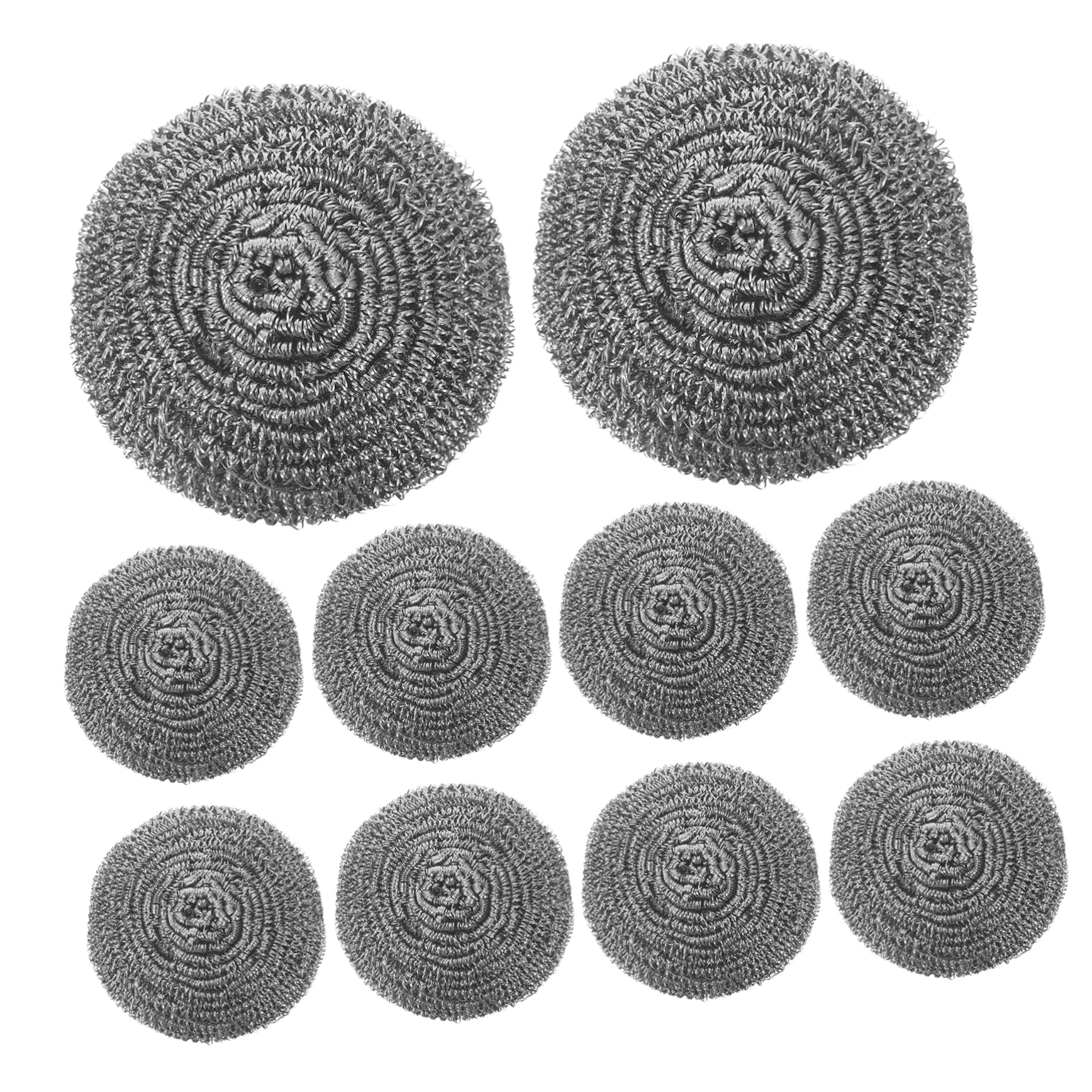 20pezzi Spazzole in Acciaio Inox Per Pulire Piatti Pentole e Padelle Resistenti Alla Rottura Design Leggero Facile Da Trasportare e Utilizzare