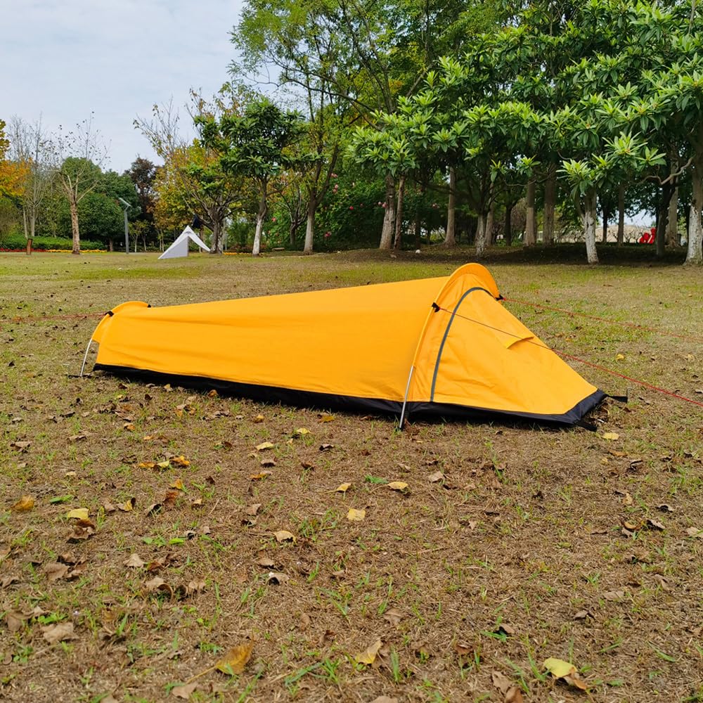 Pojedynczy namiot plecakowy, namiot bivy, lekki namiot do spania ze ściereczką podłogową