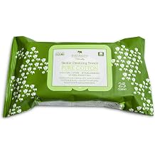 Intrinsics Intrinsics gentle cleansing towel - 8.5" x 6", 100% naturelle cotton - 25 count