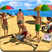 Lifeguard Beach Rescue- Emergency Coast Guard Mission