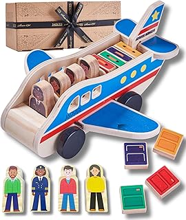 Wooden Aeroplane Toys | Toddler Toy Airplane with Passengers & Luggage | Wooden Toys for 2 Year Olds | Since 1795