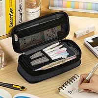 Vista 24 de EASTHILL - Estuche grande de lápices, bolígrafos para niñas adolescentes, Verde