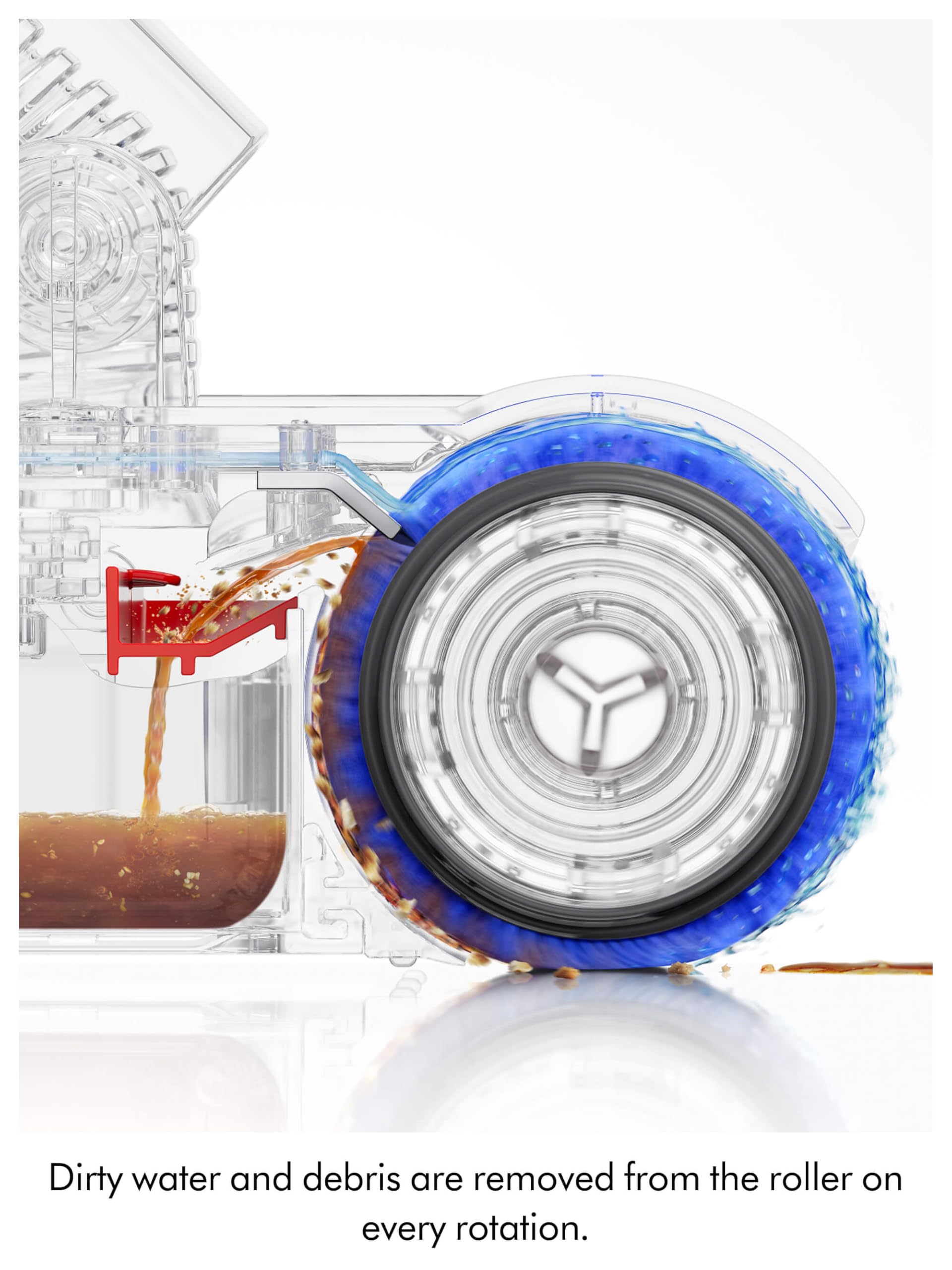 Dyson PencilWash Lavaggio a umido e a secco, ultra sottile, manico leggero, spazzola motorizzata, pulizia igienica, rimozione delle macchie, asciugatura rapida, durata 30 minuti