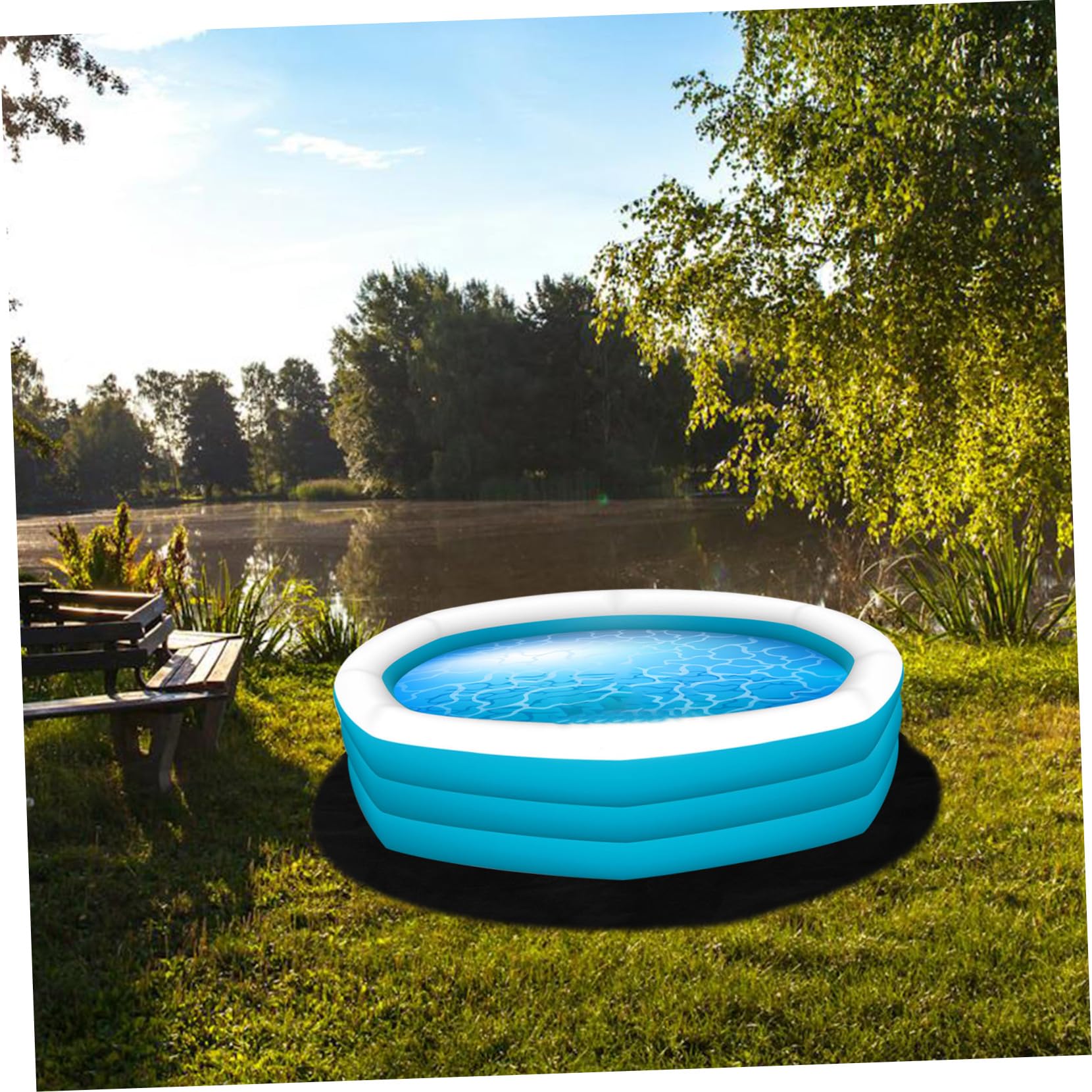 Mipcase Tapis De Stabilité pour Spa - Tapis De Sécurité pour Spa Coussin Isolant