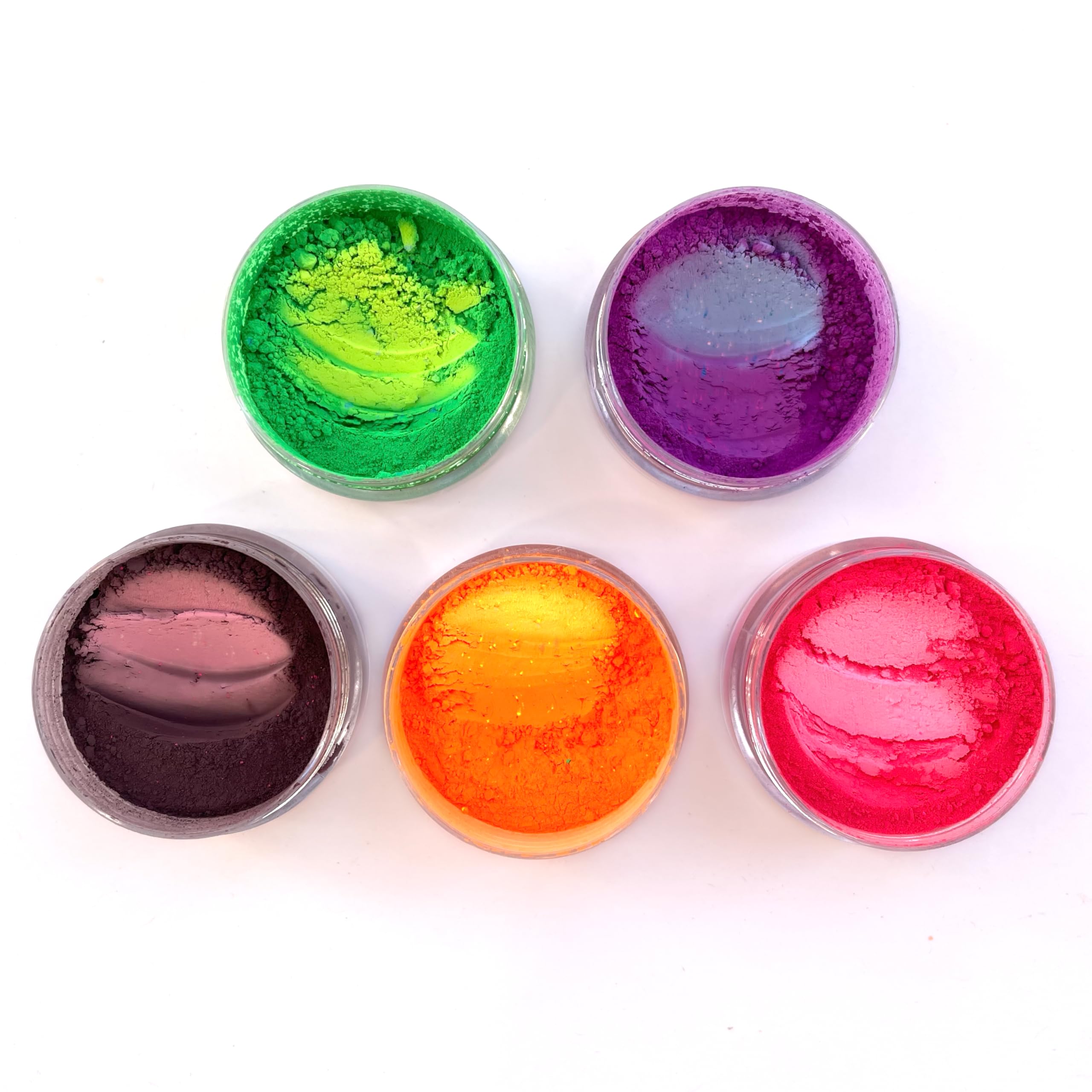 Thermochromic Pigment Set | Heat-Activated Color Shifting Magic (88°F) | Nail Art, Resin, Slime, & Crafting - 5 Vibrant Colors