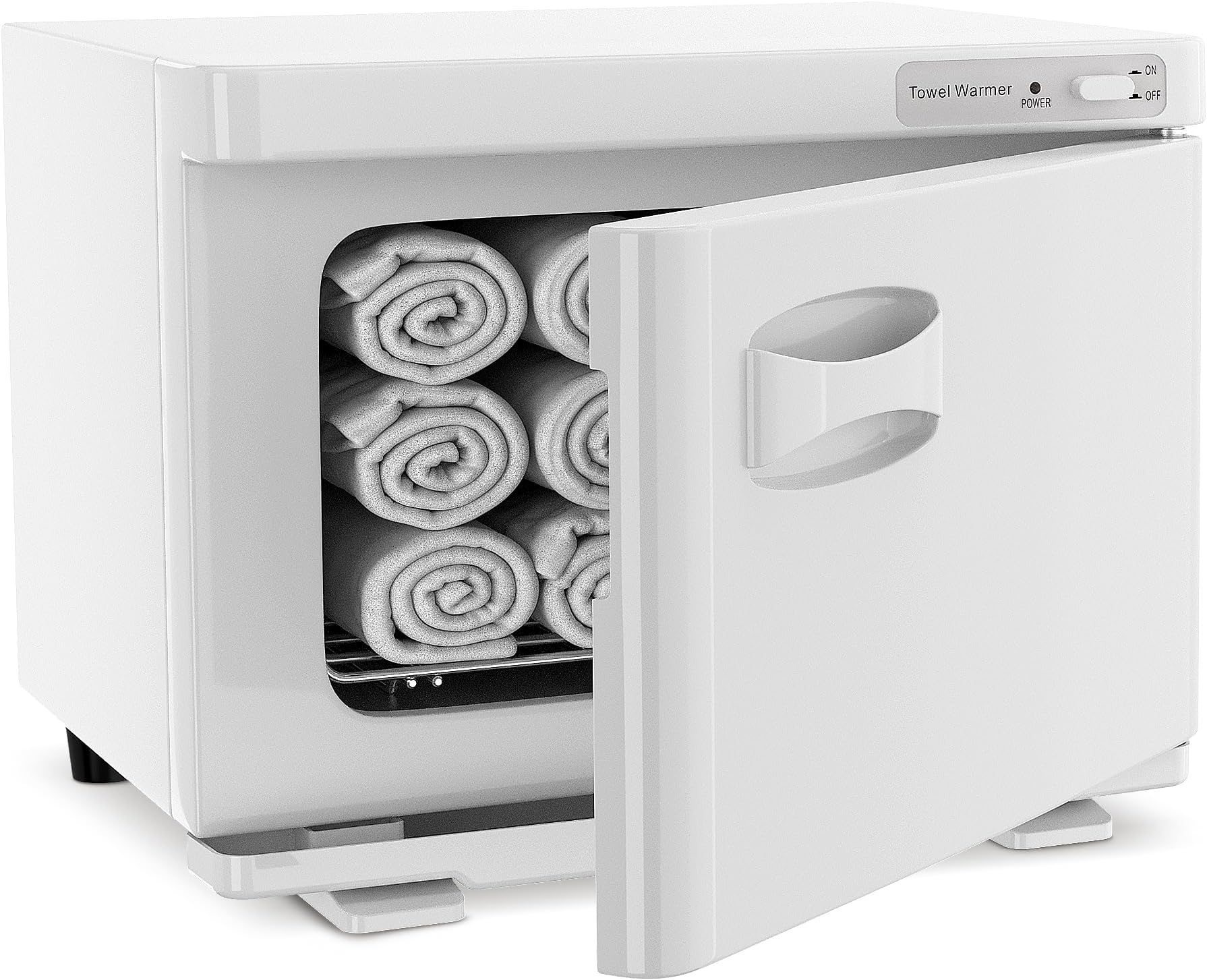 Hot Towel Warmer SalonDepot 8L Capacity Spa Towel Warmer with Compact Design for Salon, Barber Shop, Massage & Facial (White)