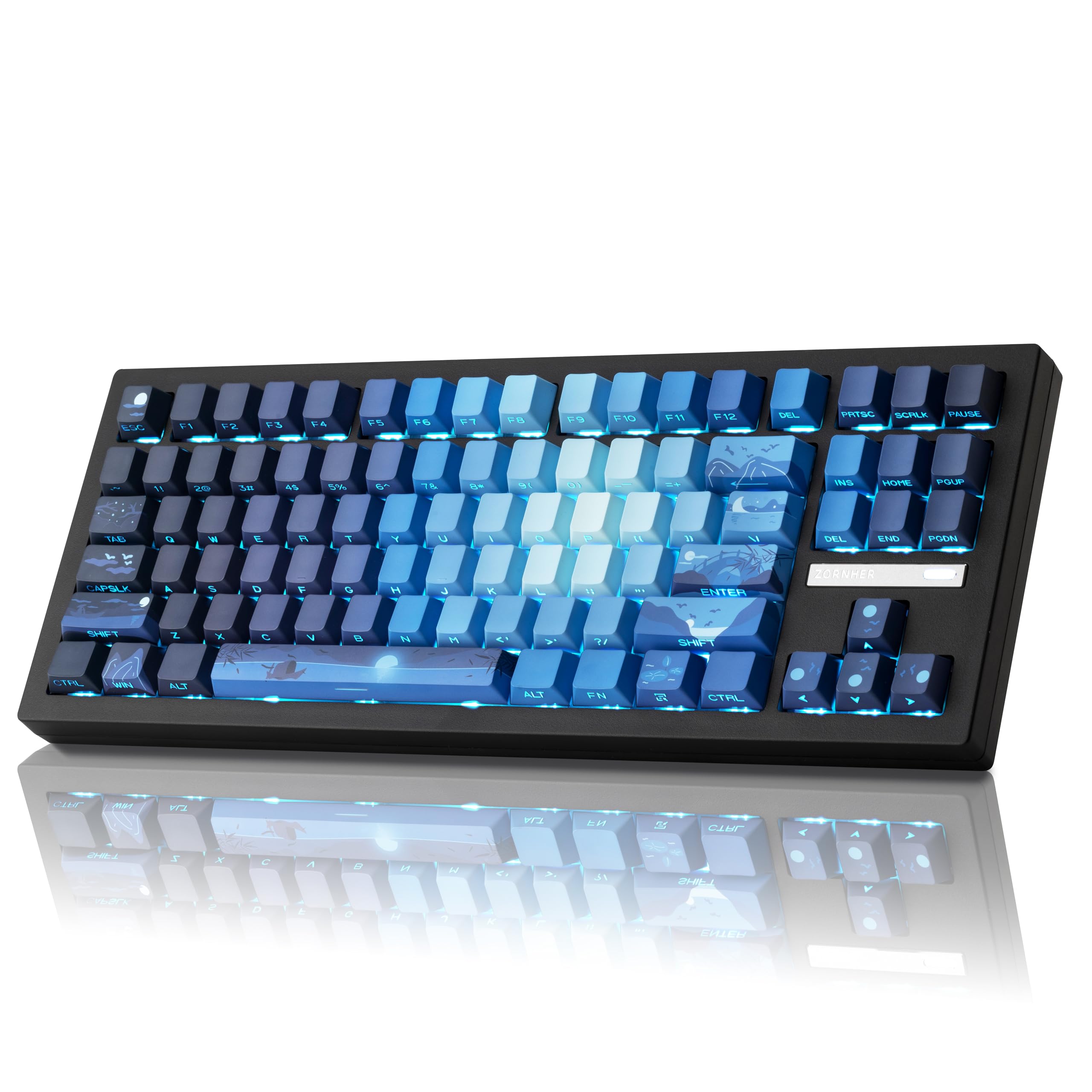 Zh870 メカニカルキーボード　Zh870keyboard ZH870 80% Zornher Mechanical Keyboard