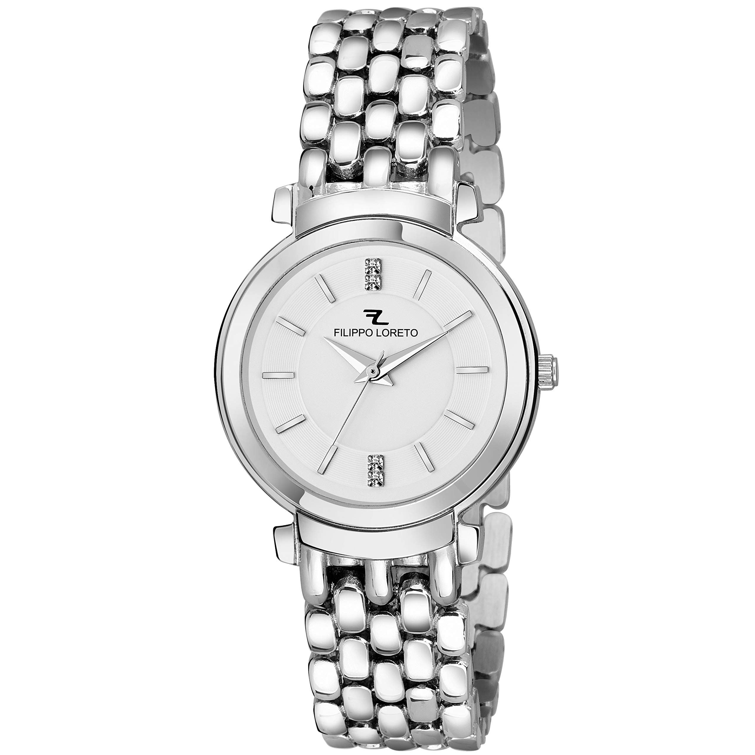 Filippo Loreto Analog White Dial Womens Watch-FLO-WOMEN-02 (B07MHC3C1C) Amazon Price History, Amazon Price Tracker