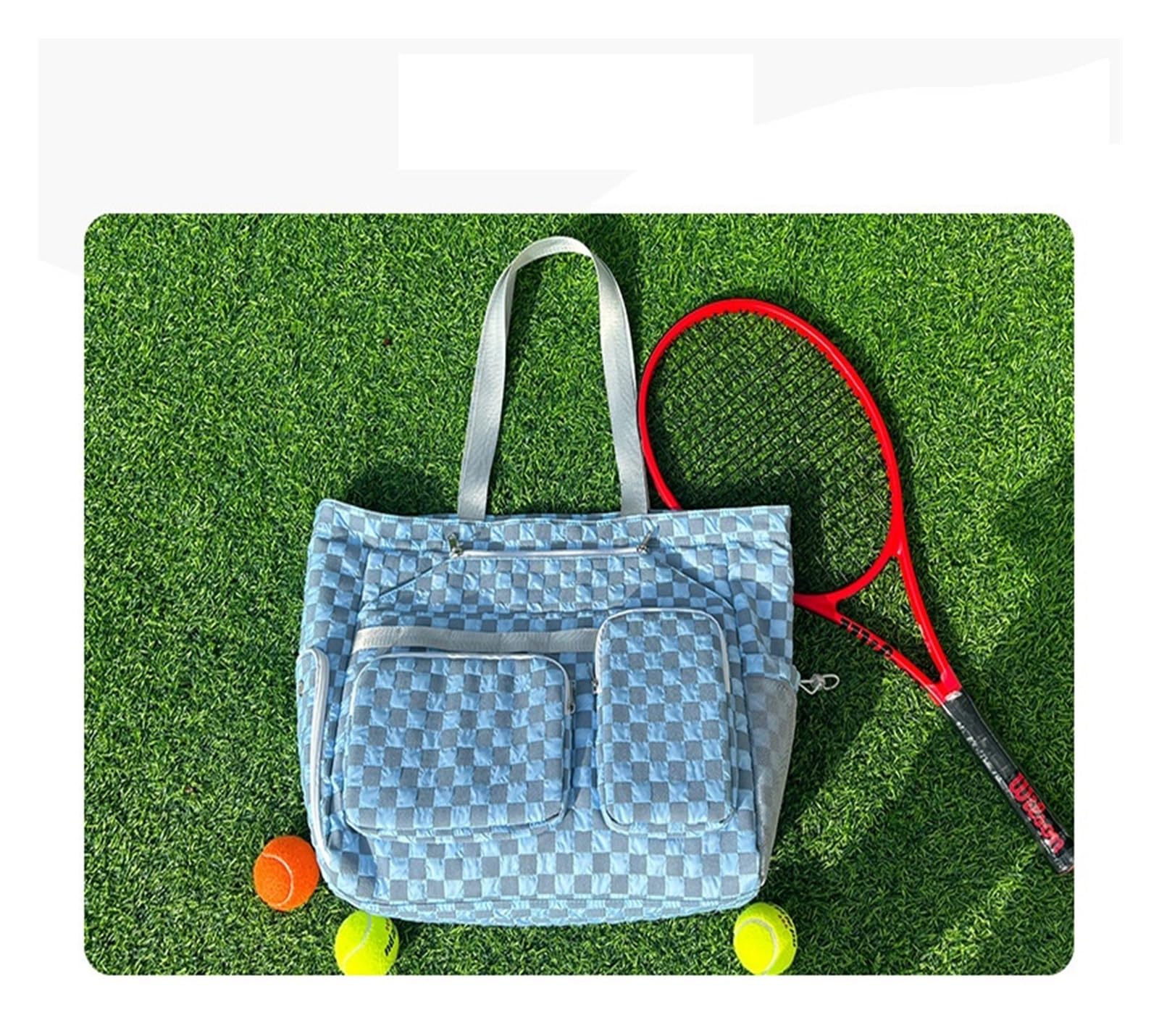 Borsa A Tracolla Da Tennis for Badminton Di Grande Capacità, Sportiva Impermeabile, Casual, Versatile
