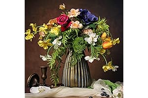 Artificial Faux Flowers in Vase: The Perfect Touch of Spring for Your Arrangements