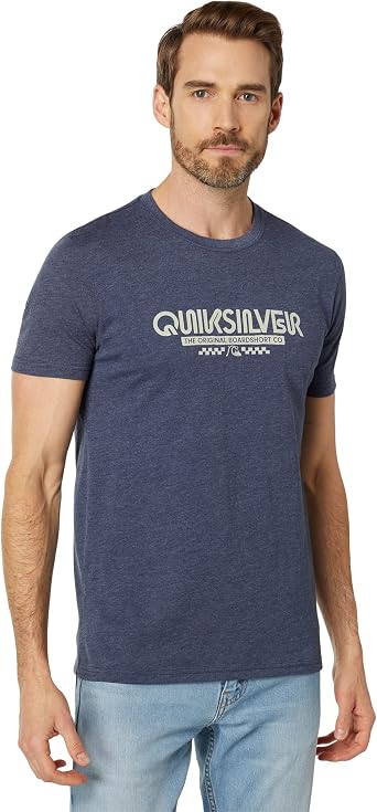 Quiksilver Mens Mens Omni Check Mod Short Sleeve Tee Shirt