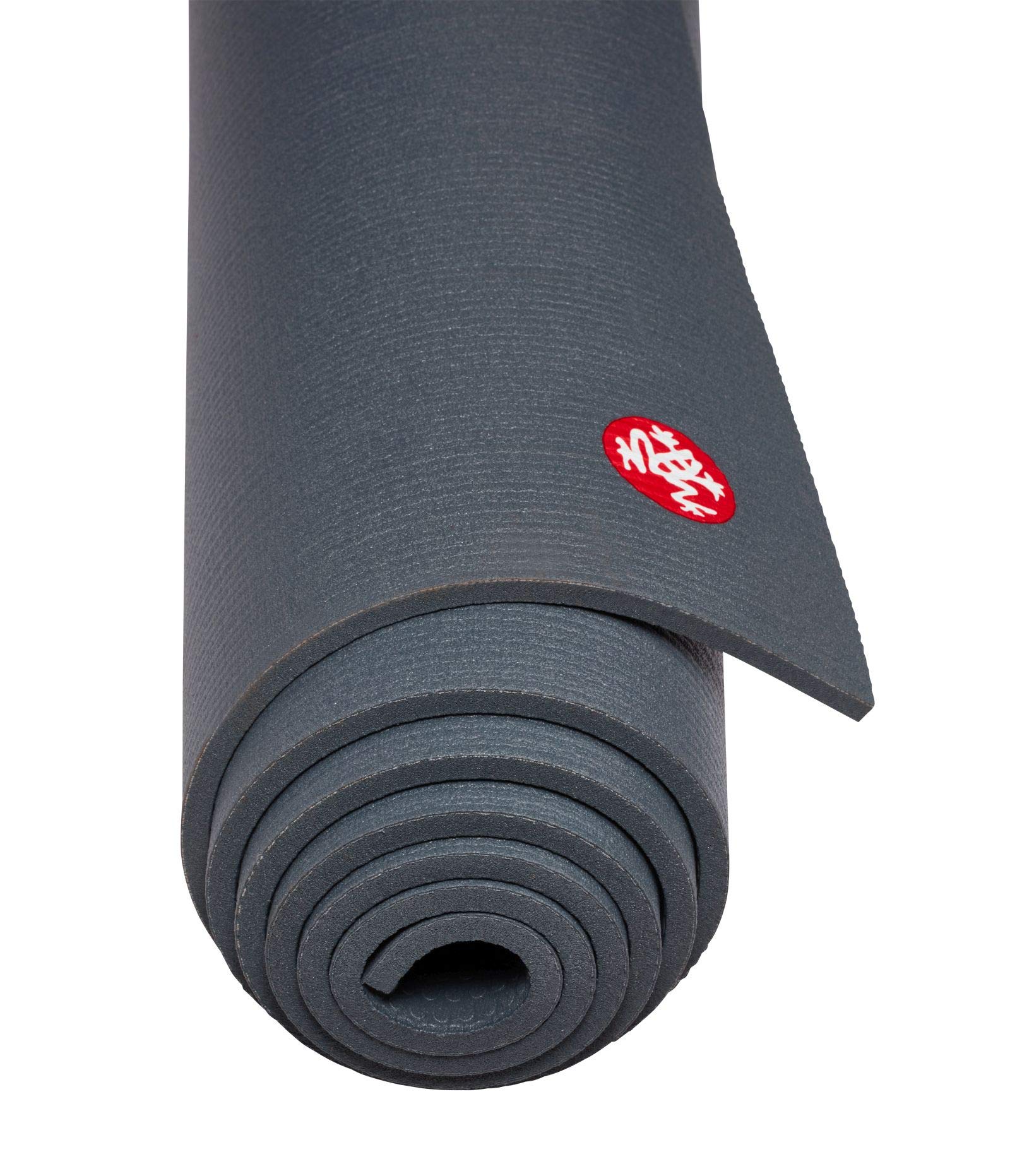 Manduka Tappetino da yoga professionale, 68", 6 mm, durata a vita, costruzione igienica, qualità da studio premium, approvato dagli insegnanti, Thunder 172,7 x 66 cm