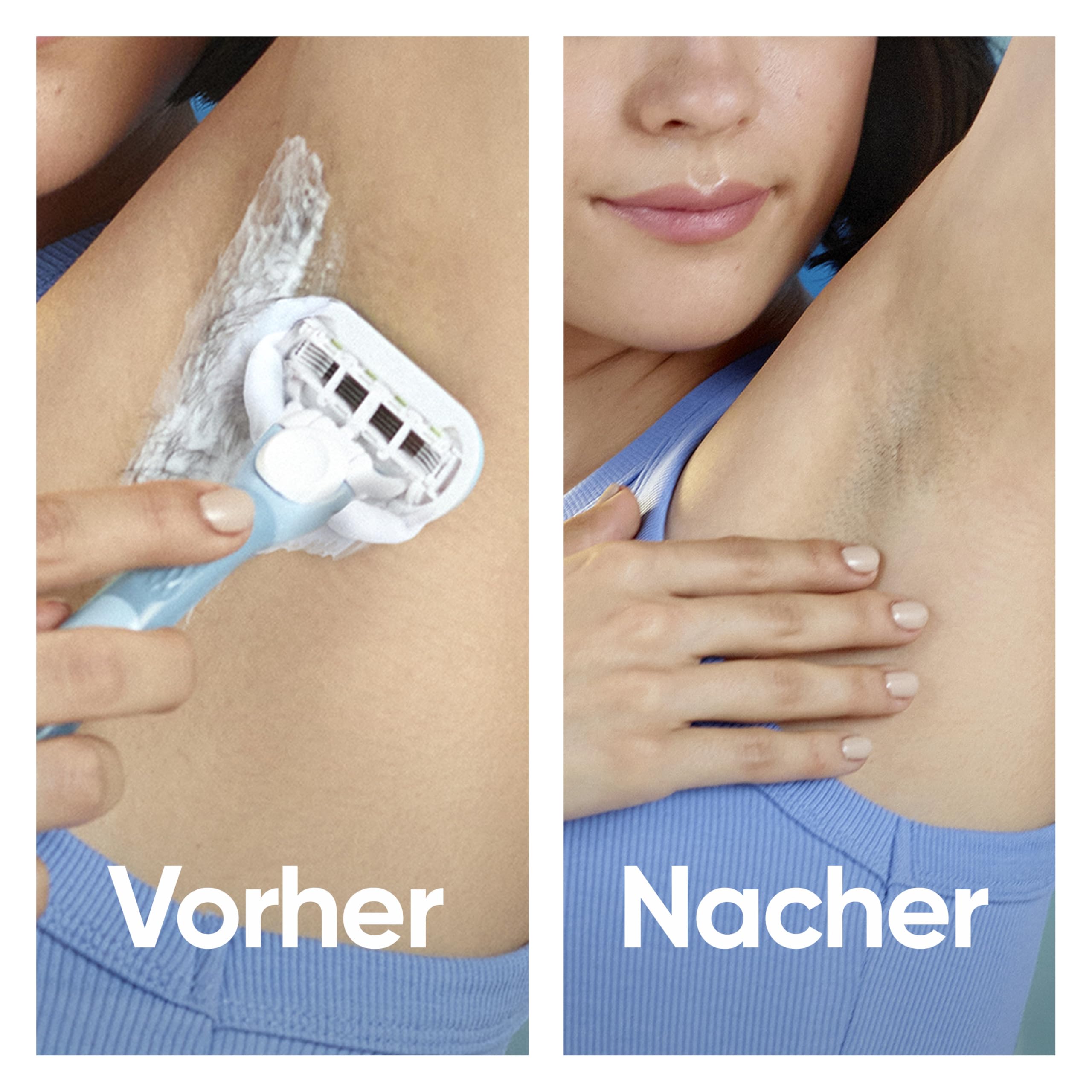 Gillette Venus Extra Smooth Rasierklingen Damen, 8 Original Ersatzklingen für Rasierer mit ihren 5 Klingen Eine Langanhaltende Rasur