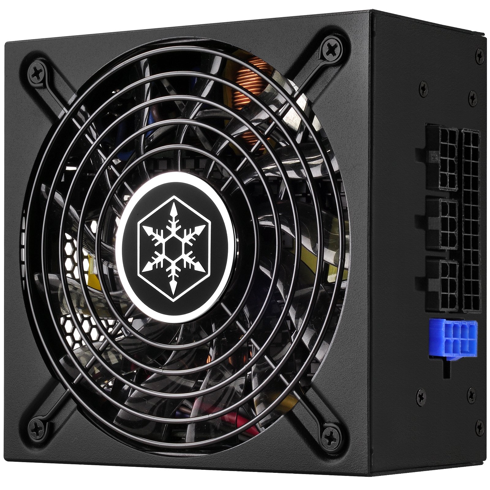 SilverStone Technology SST-SX500-LG v 2.1 - Série SFX, 500 W 80 Plus Or Alimentation PC, Bruit réduit, 120 mm, Câblage 100% modu
