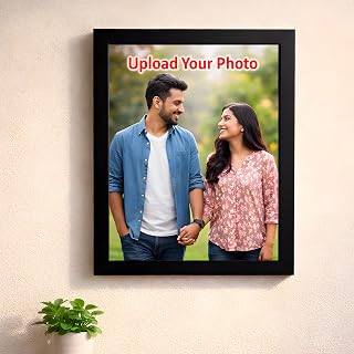 AVITTAM Personalized Photo Frame | Customized Picture Frame for Wall or Table Display | For Weddings, Anniversaries & Birt... Price In India
