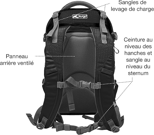 Kurgo G-Train Pack, Carrier Backpack for Small Dogs and Cats, Ideal for Hiking or Travel, Waterproof Bottom, Ink Blue - 5