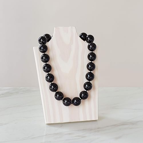 Miniatura 2 de Hot Girls Pearls Black Ice - Collar refrescante de 20 pulgadas, forma elegante de mantenerte fresco mientras te ves caliente, bolsa de viaje aislada