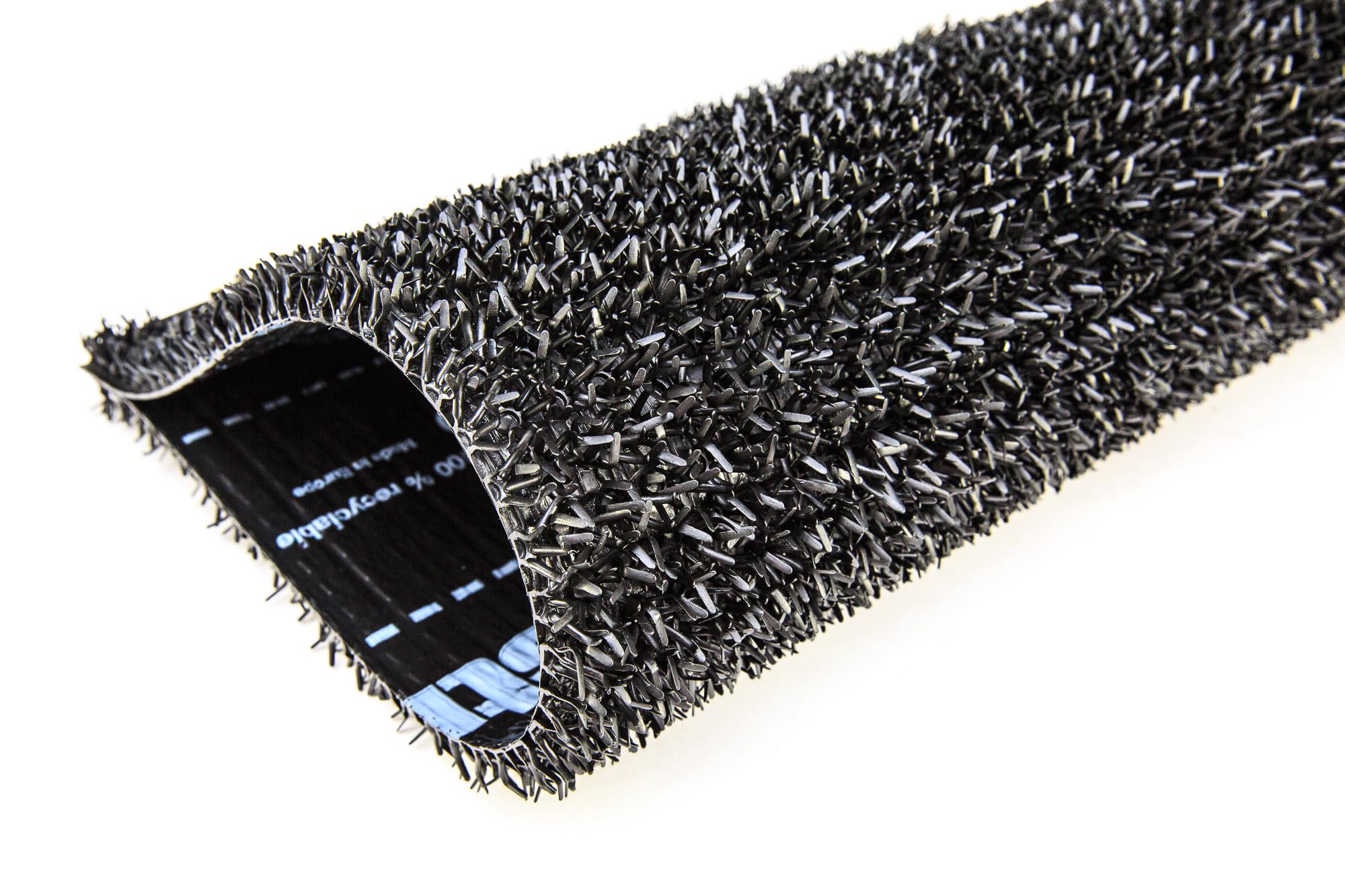 CSN Astro Turf - Zerbino per porta d'ingresso, per interni ed esterni, in polietilene, resistente alle intemperie, colore: nero, 55 x 90 cm