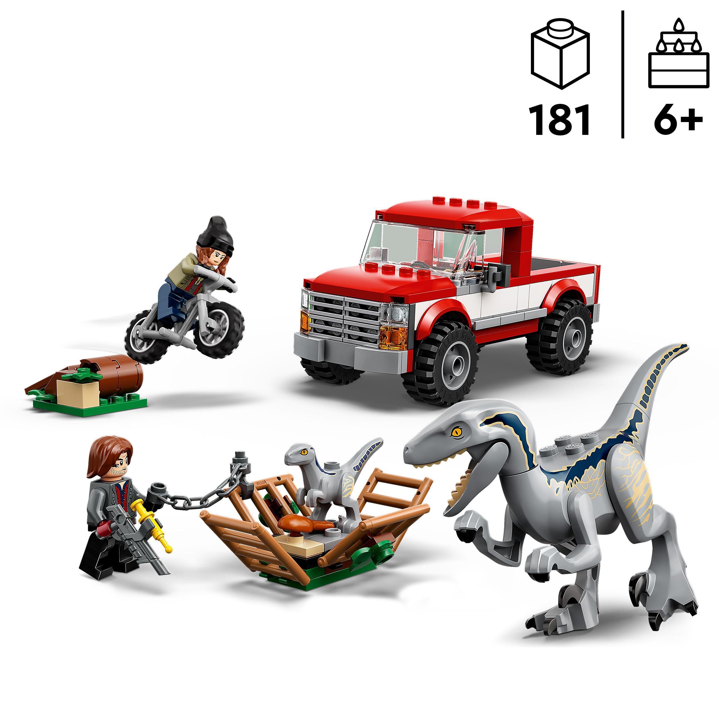 レゴ  ボード LEGO 76946 Jurassic World Schwytanie Welociraptorów Blue i