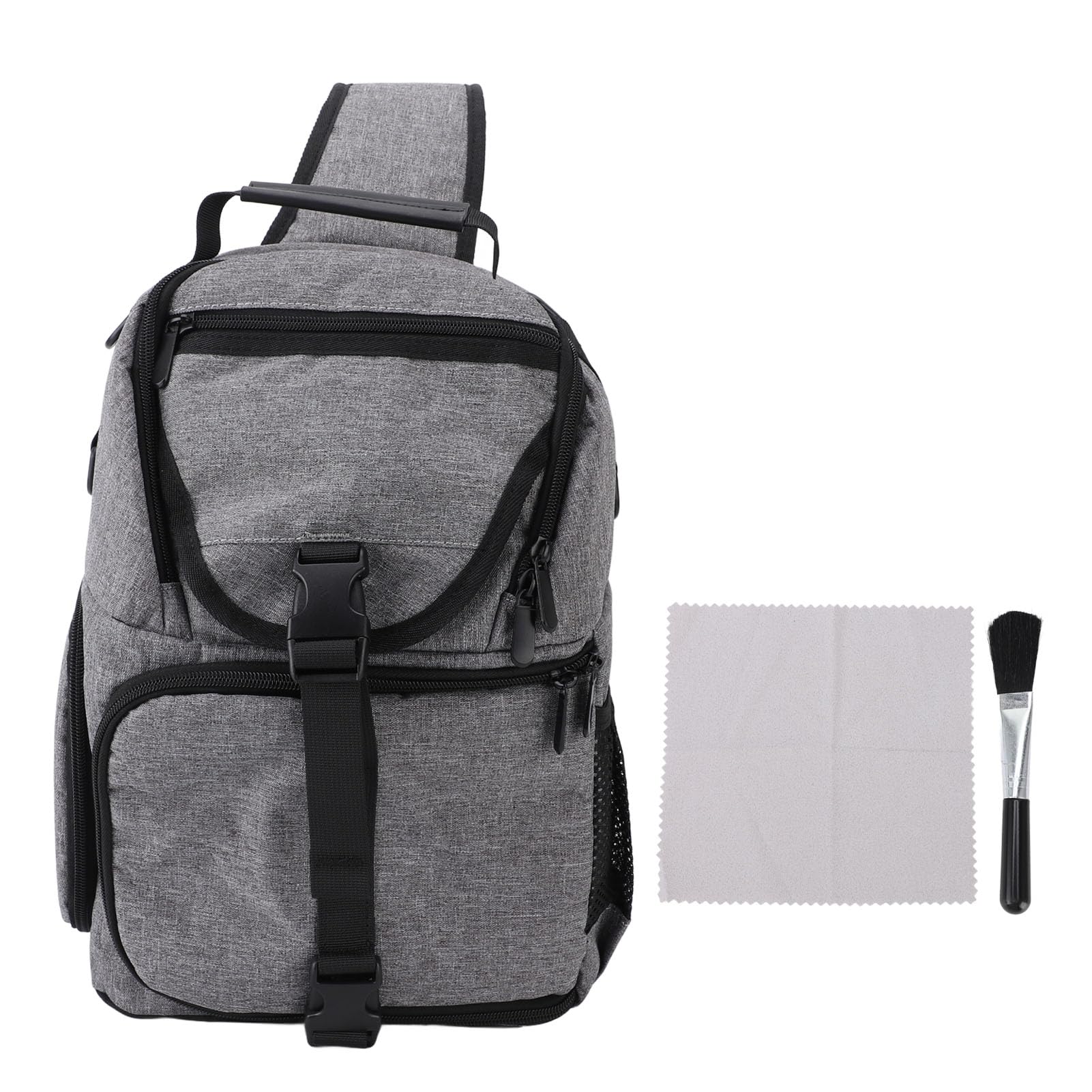 LICAEVEY Zaino per Fotocamera, Borsa a Tracolla per Fotocamera Fotografica DSLR/SLR/Mirrorless, Borsa per Fotocamera Impermeabile e Antiurto con Inserti Modulari Rimovibili Compatibile