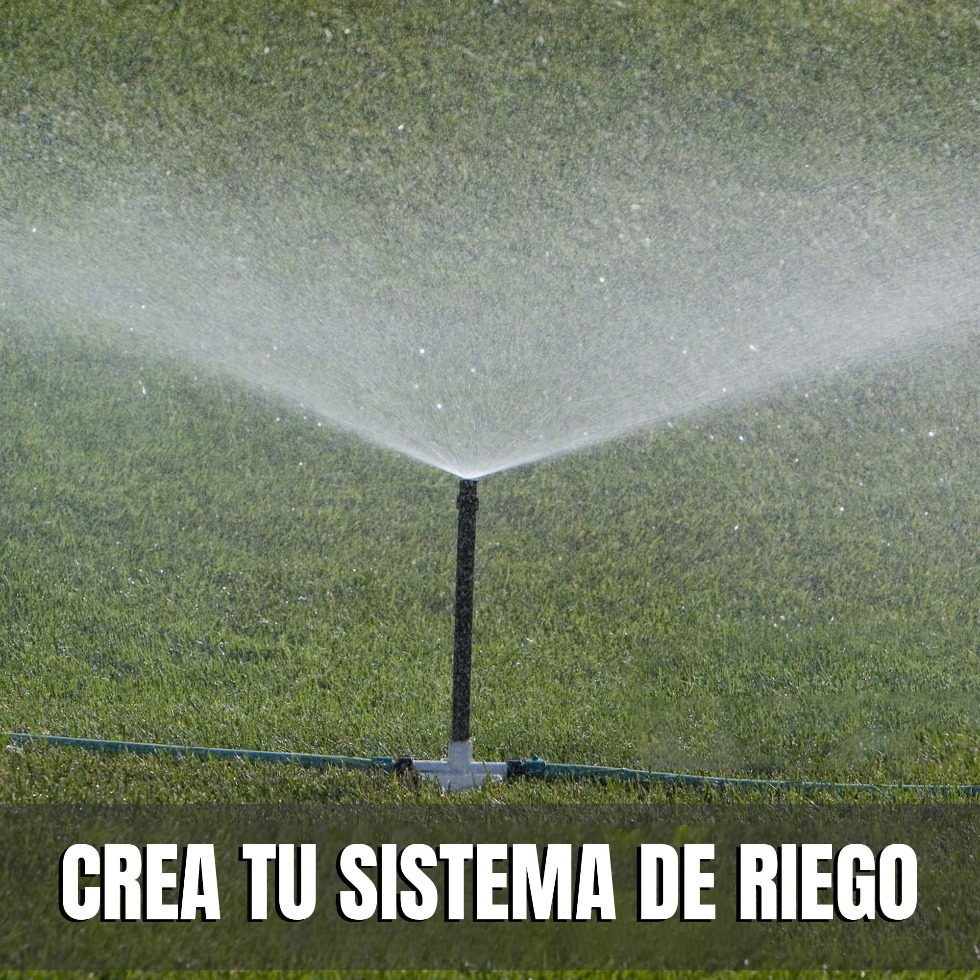 ESTO Tuyau d'irrigation 25 PN 100 mètres ⌀ 25mm, Tuyau d'eau jardin polyéthylène haute densité, Irrigation haute pression