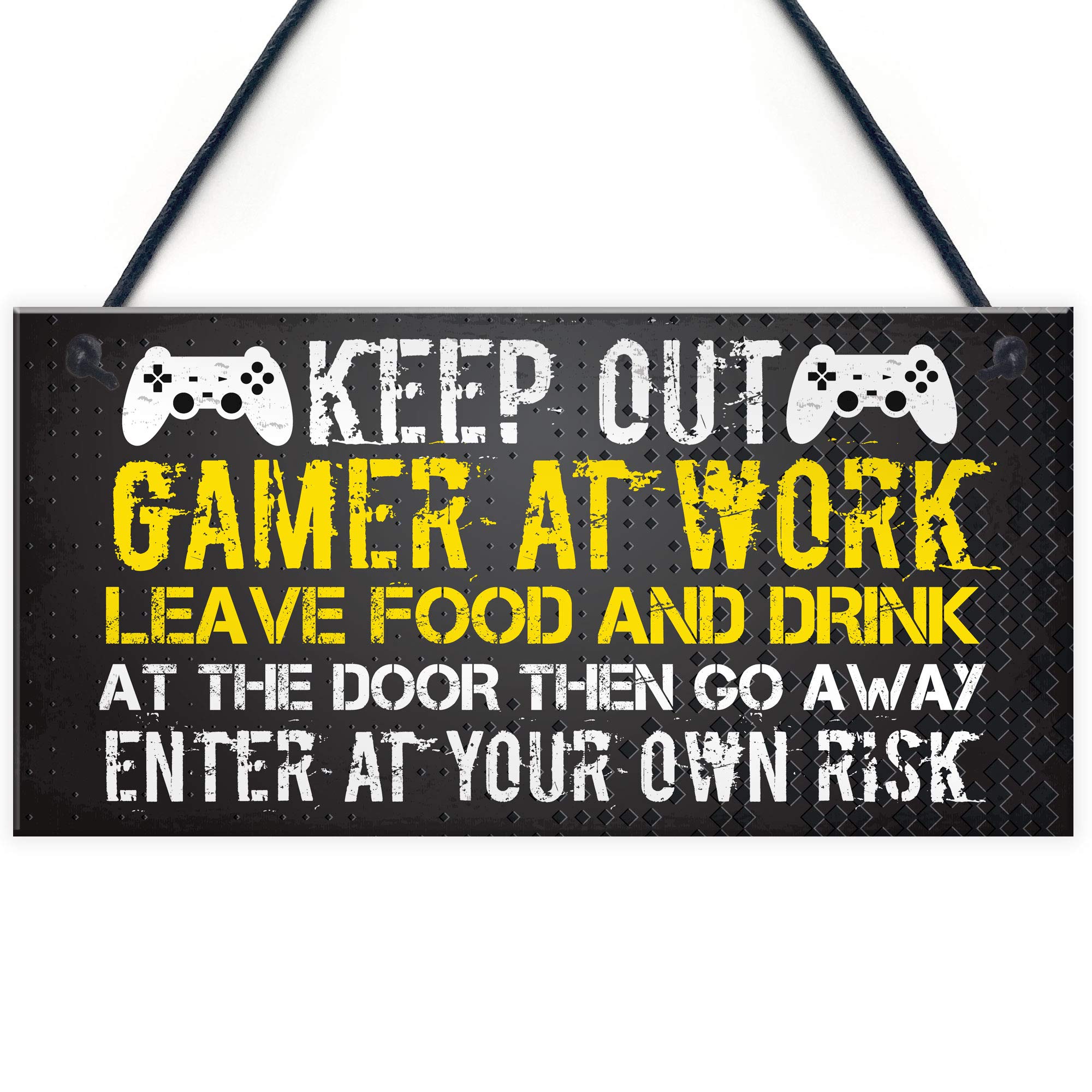 Red Ocean Novelty Gaming Sign Inspired Funny Christmas Gamer Gift For Brother Son