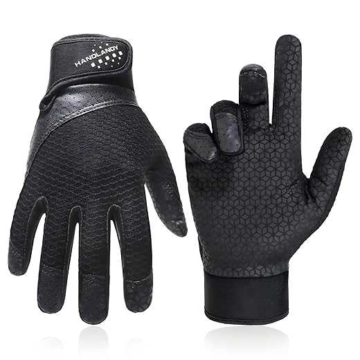 HANDLANDY Ultimate Frisbee Gloves – Flying Disc Gloves for Adults and Youth with Consistent Grip, Lightweight Breathable Fit, Perfect for Throws, Catches, and Disc Sports