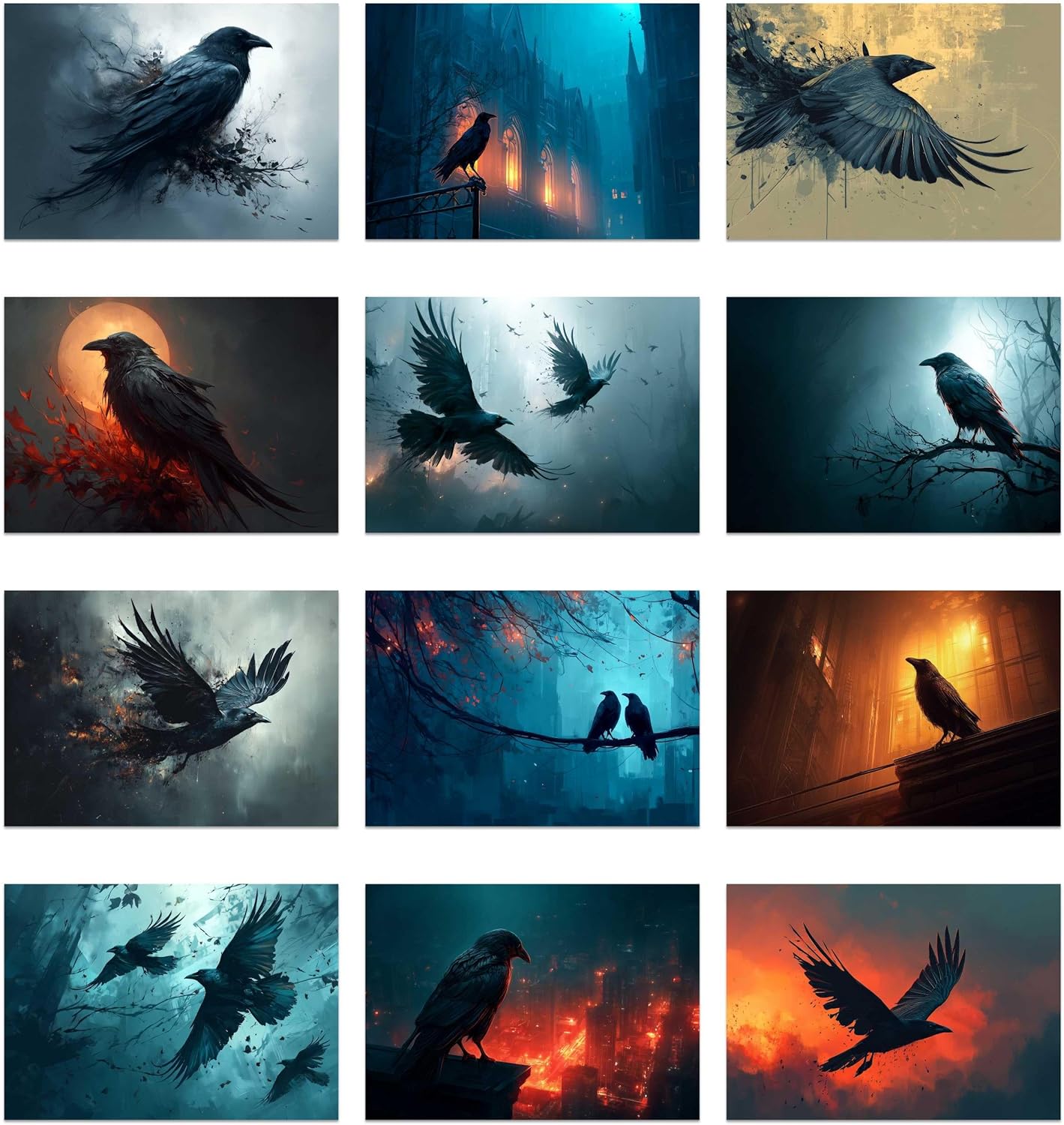 Crow 2026 Wall Calendar