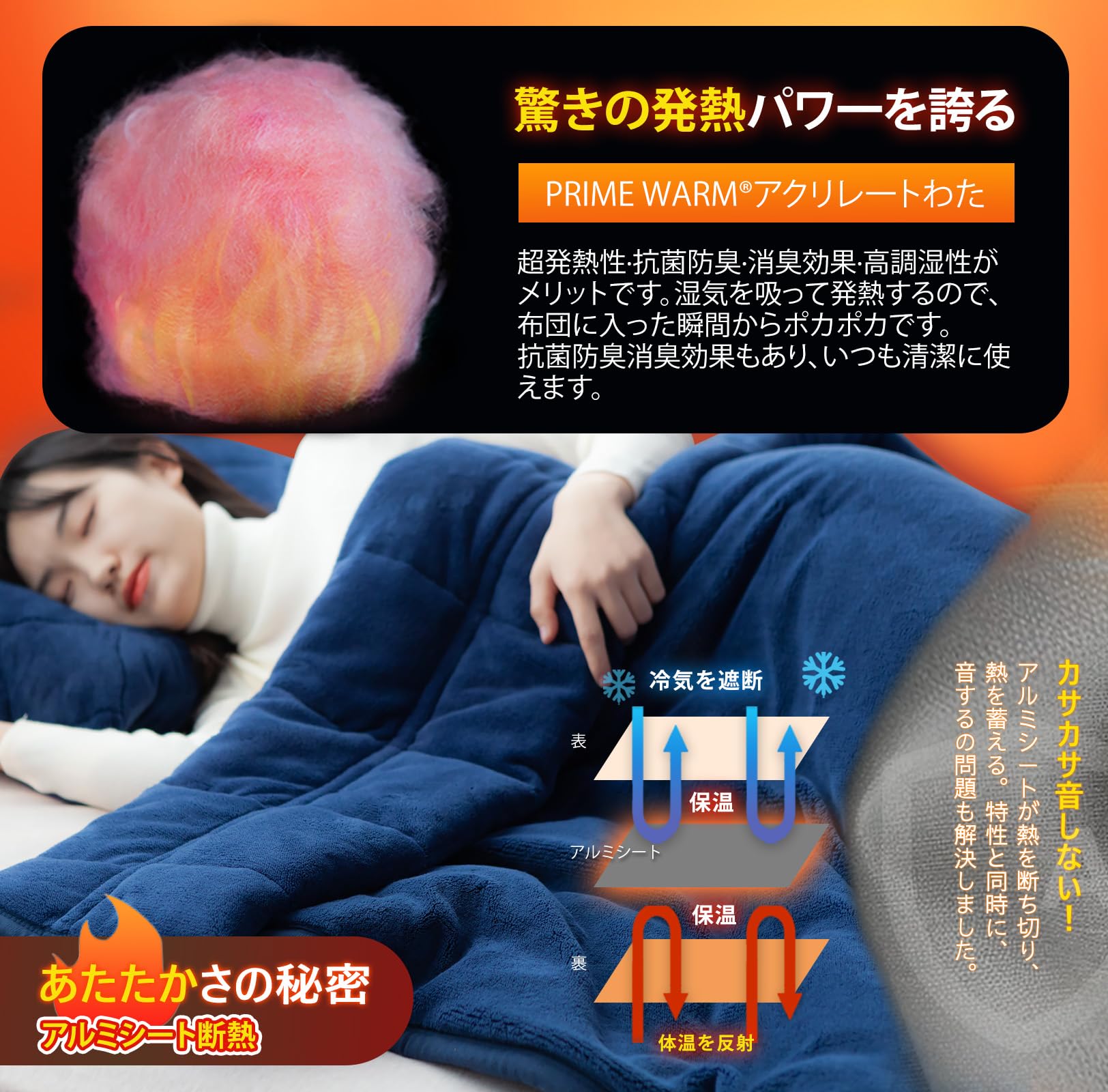 Amazon｜【極厚極上暖・帝人TEIJIN中綿】毛布 シングル 厚手 【アルミ