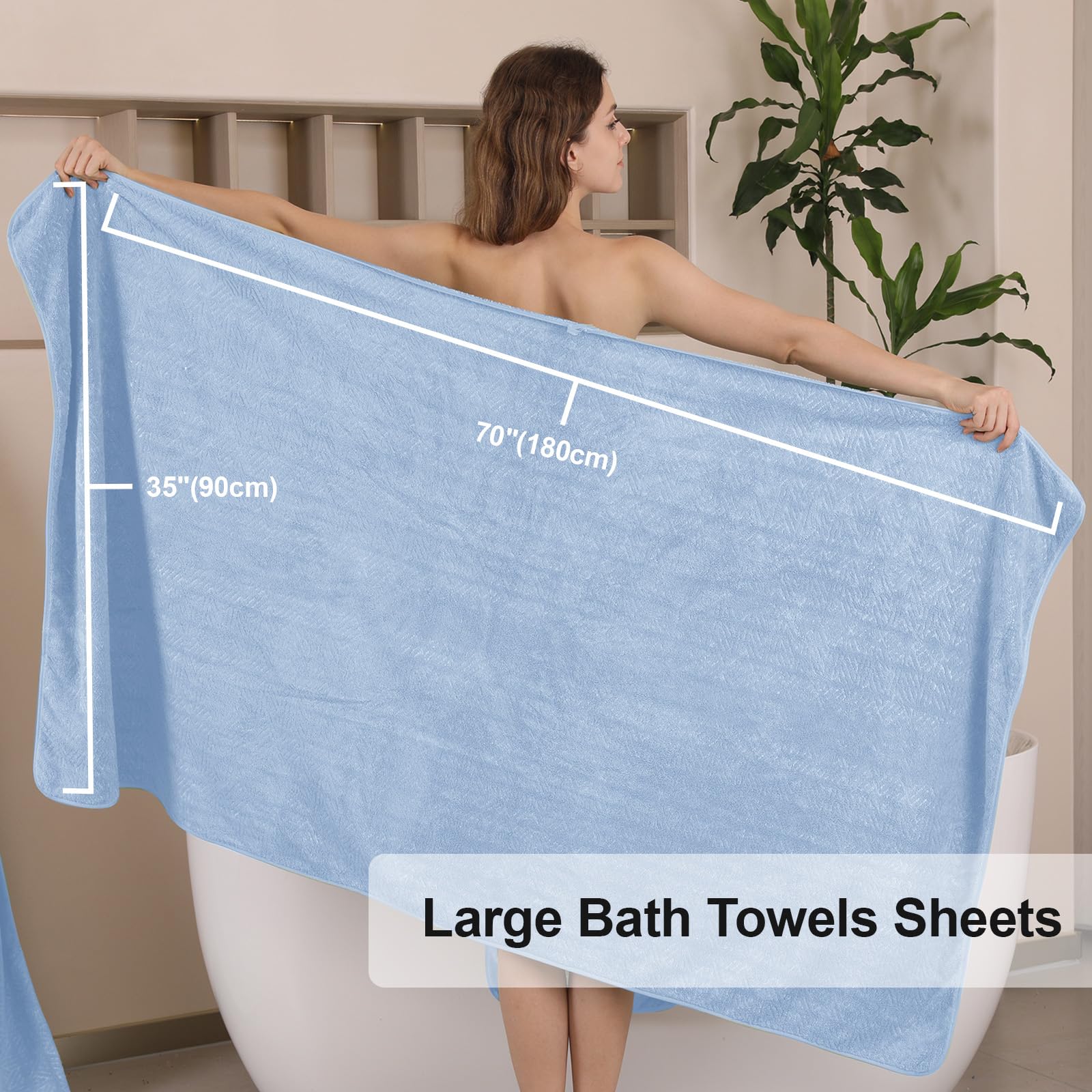 バスタオル Amazon.co.jp: 特大バスタオル 35x70インチ バスタオル4枚セット