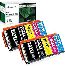 Greenjob 202XL Druckerpatronen für Epson 202 XL Multipack Kompatibel mit Epson Expression Premium XP-6000 XP-6005 XP-6100 XP-6105 XP6000 XP6005 XP6100 XP6105 (10er-Pack)
