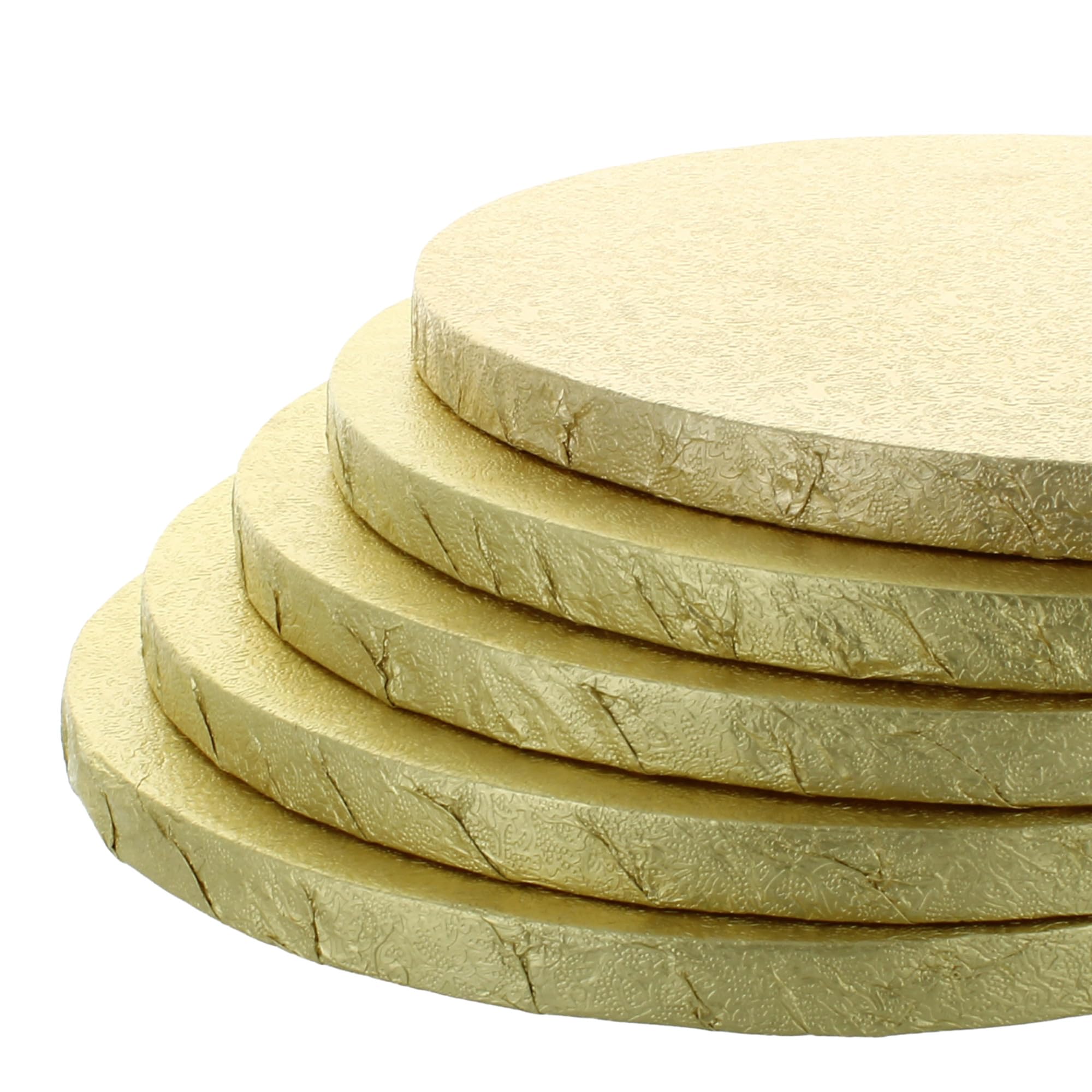 Satinara Cake Boards, Gold, 8” - Image 3