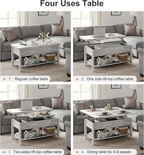 Miniatura 6 de FABATO mesa de café, gris