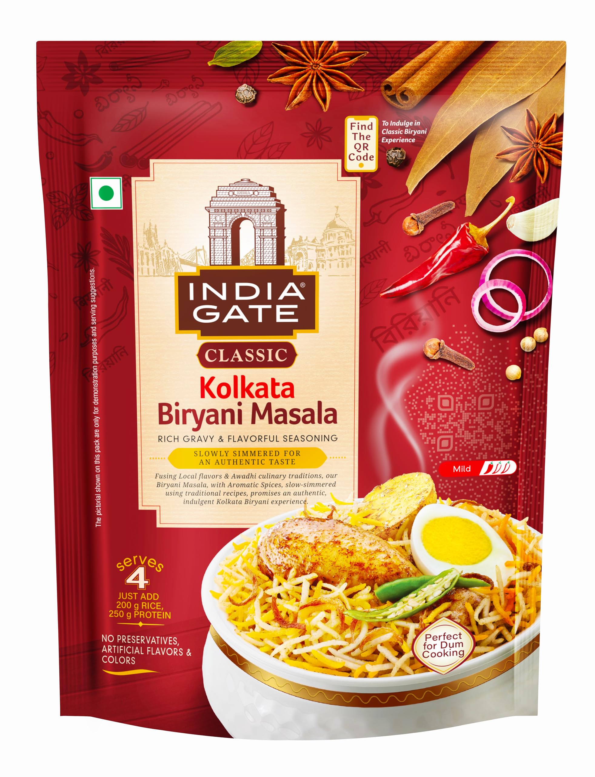India Gate Kolkata Classic Biryani Masala 120 g