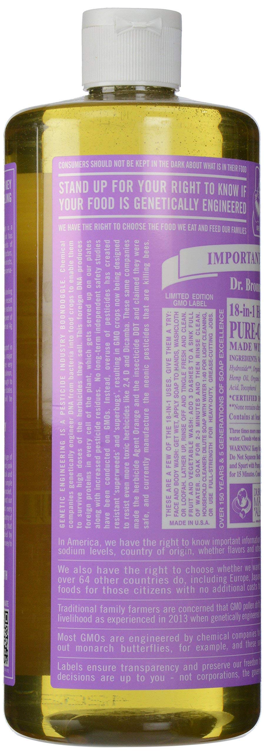 Lawenda Mydło 32 oz od Dr. Brąz.