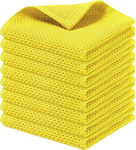 Miniatura 437 de Kitinjoy - Paños de cocina 100% algodón, paquete de 6 paños de cocina ultra suaves y absorbentes para secar platos, toallas de cocina de secado
