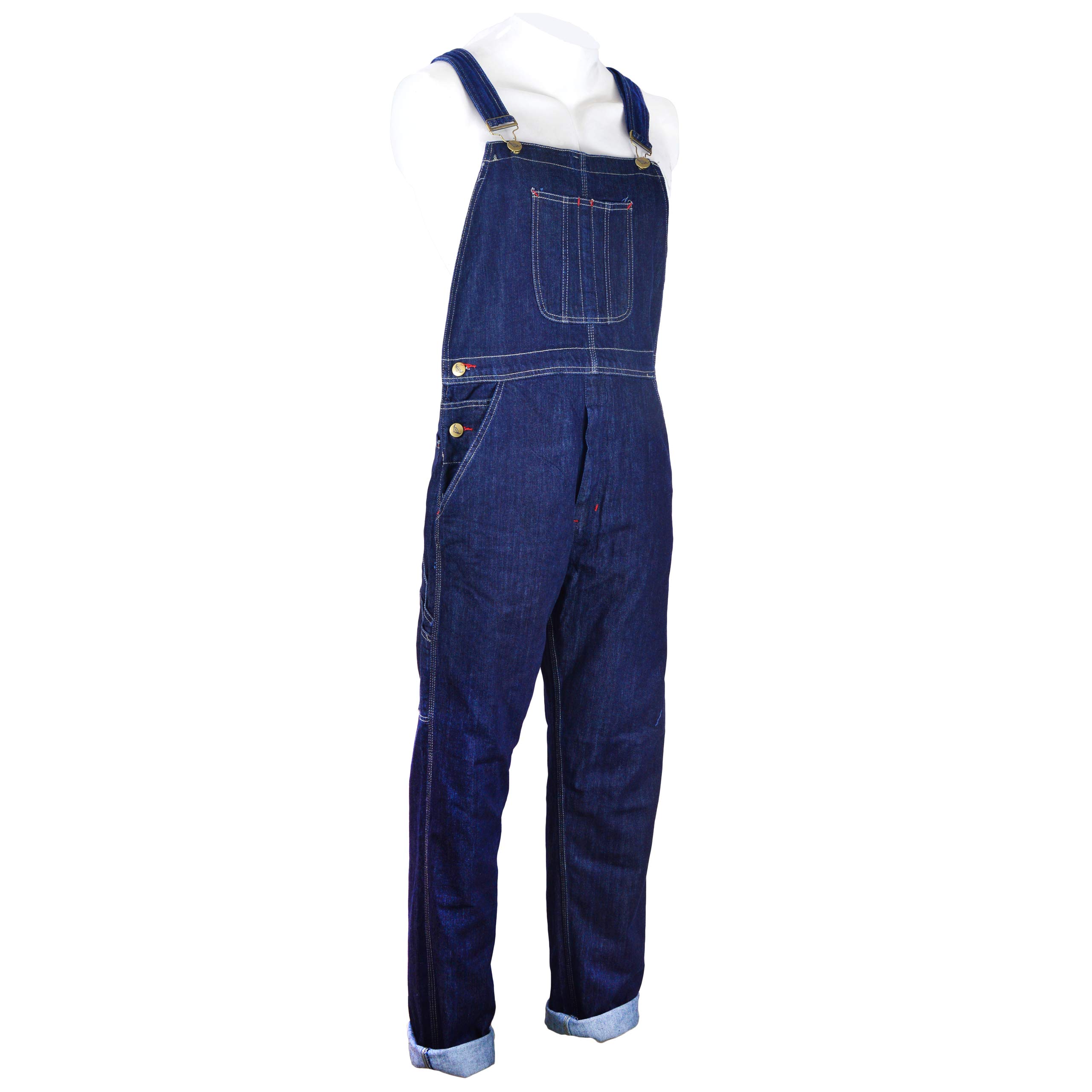 GREAT BIKERS GEARMens bib overalls Denim Dungarees Jeans Brace big and tall key Pro Heavy Duty Workwear Mario Cargo