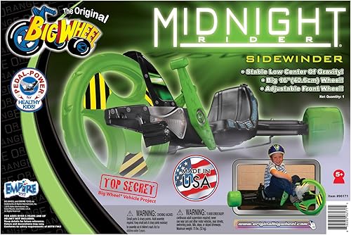 Big Wheel Midnight Rider Ride On, un color
