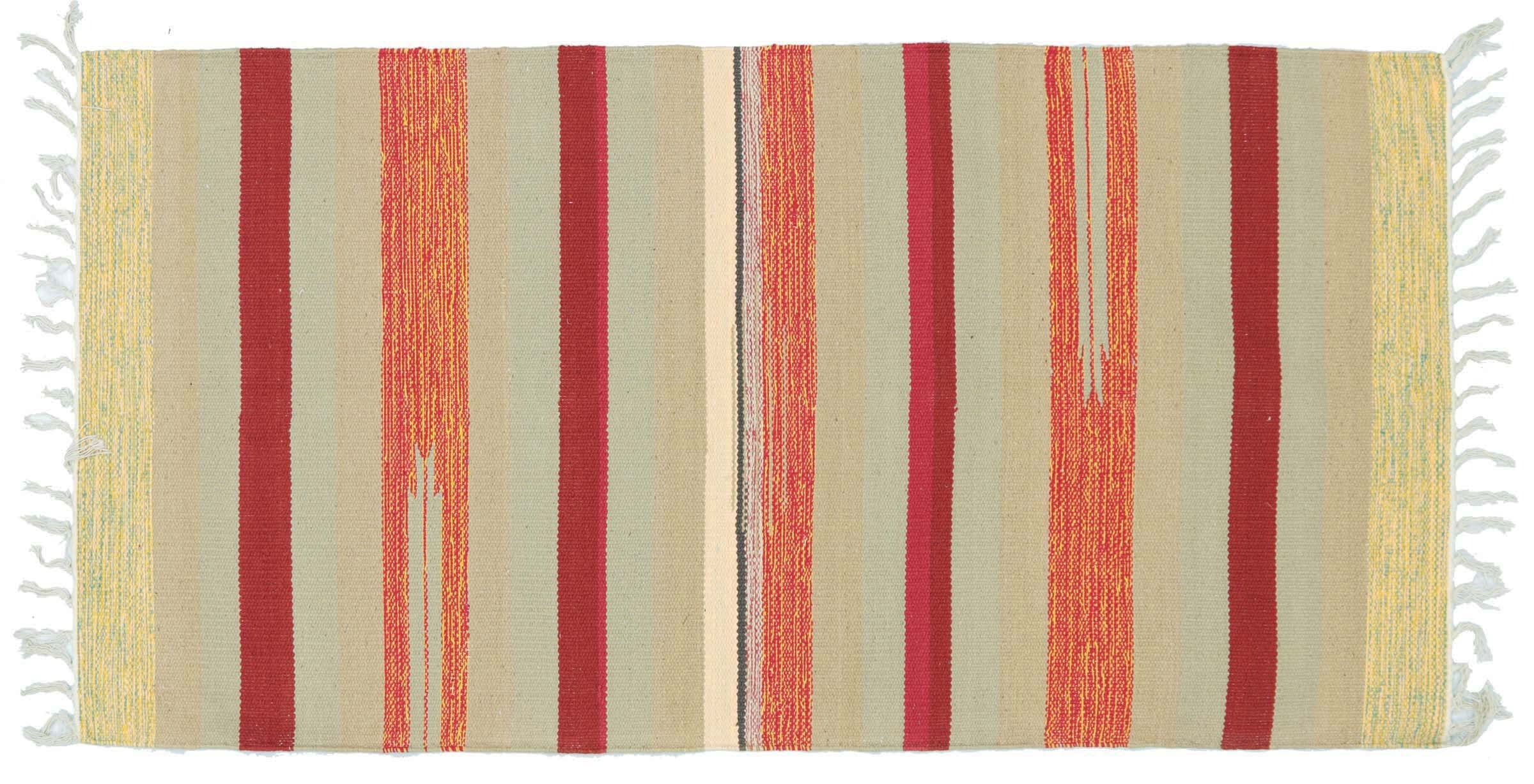 Tapis Kelim multicolore pour dynamiser la décoration de votre salon branché