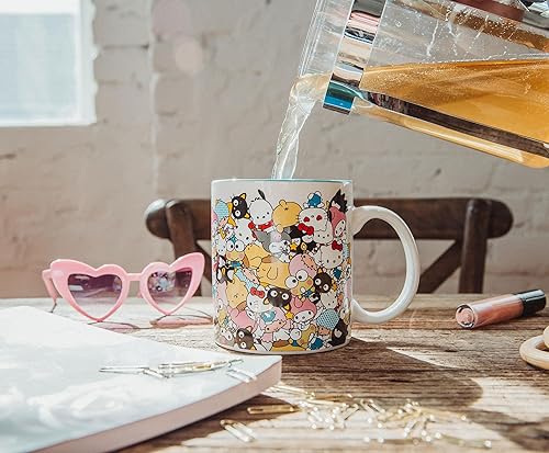 Miniatura 8 de Toynk Sanrio - Taza de cerámica con diseño de Hello Kitty And Friends, sin BPA, para expreso, té, capacidad para 20 onzas