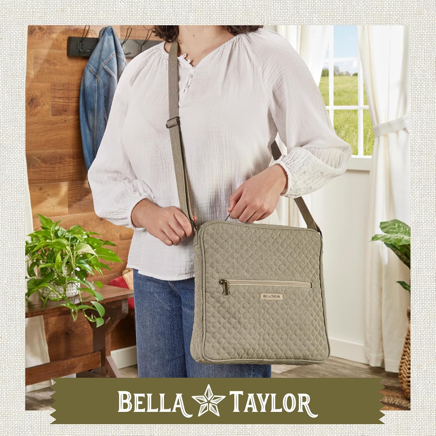 Bella Taylor Crossbody Purse for Women | Shoulder Bag with Adjustable Strap