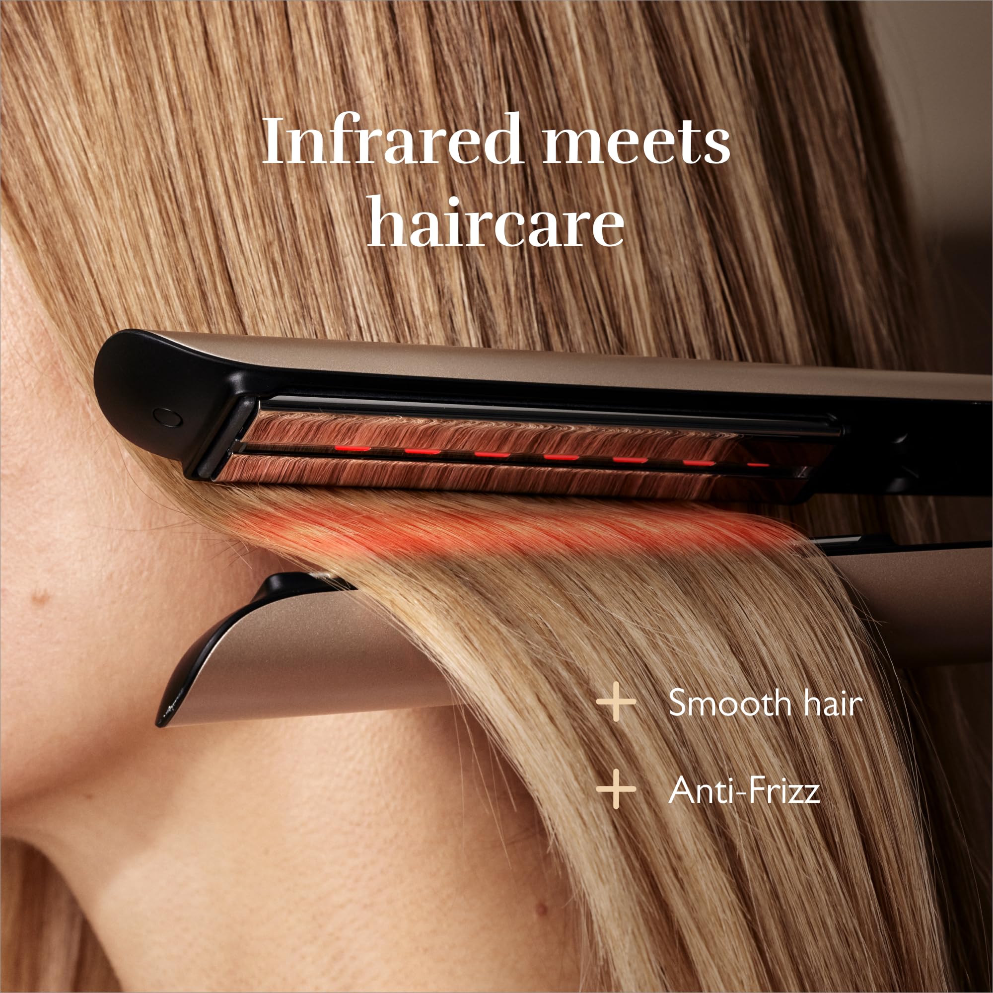Silk’n Plancha y Secador de Pelo con tecnología Hydra Ionic - SilkyStraight & SilkyAir Pro – Calentamiento rápido - Difusor y Concentrador incluidos - 1600W - Set de regalo - Idea de regalo - Oro Rosa