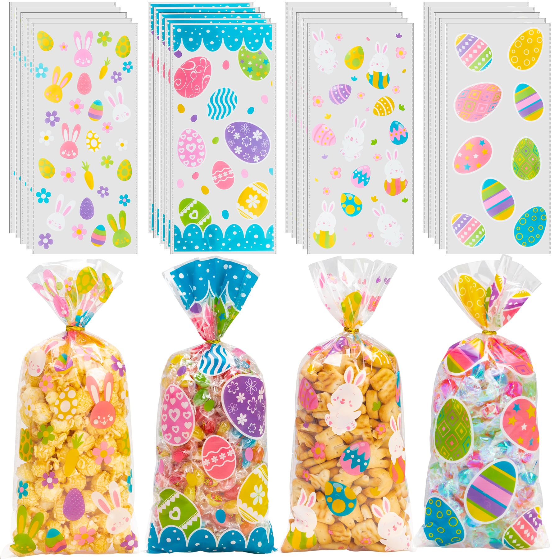 Dekewe Sacchetti Regalo Di Pasqua, Sacchetti Di Carta Di Pasqua Con