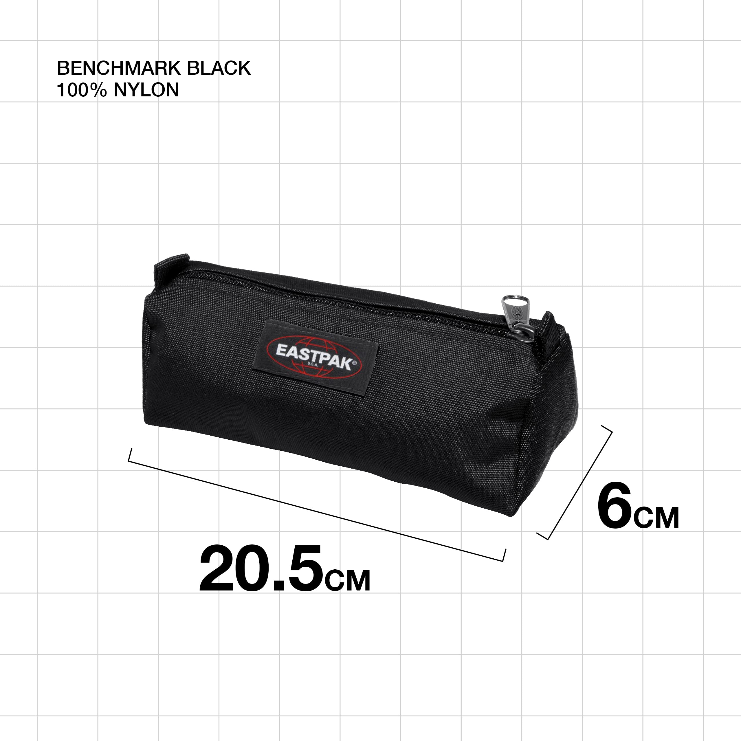 EASTPAK PINNACLE Sac à Dos, 27 L - Ultra Marine (Bleu) & BENCHMARK Single Trousse, 27 L - Black (Noir)
